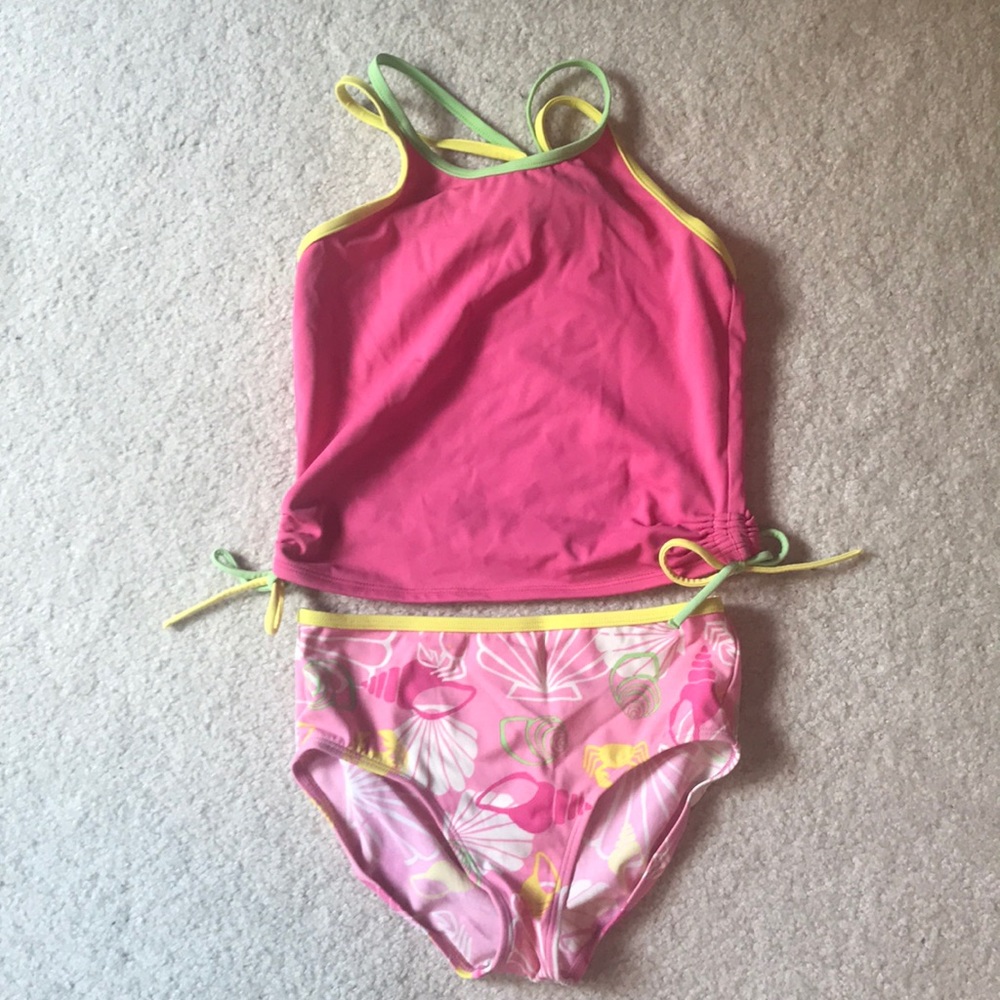Lands’ End Girls Tankini Swimsuit